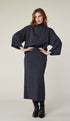 Femmes du Sud charmaine skirt wool jersey anthracite